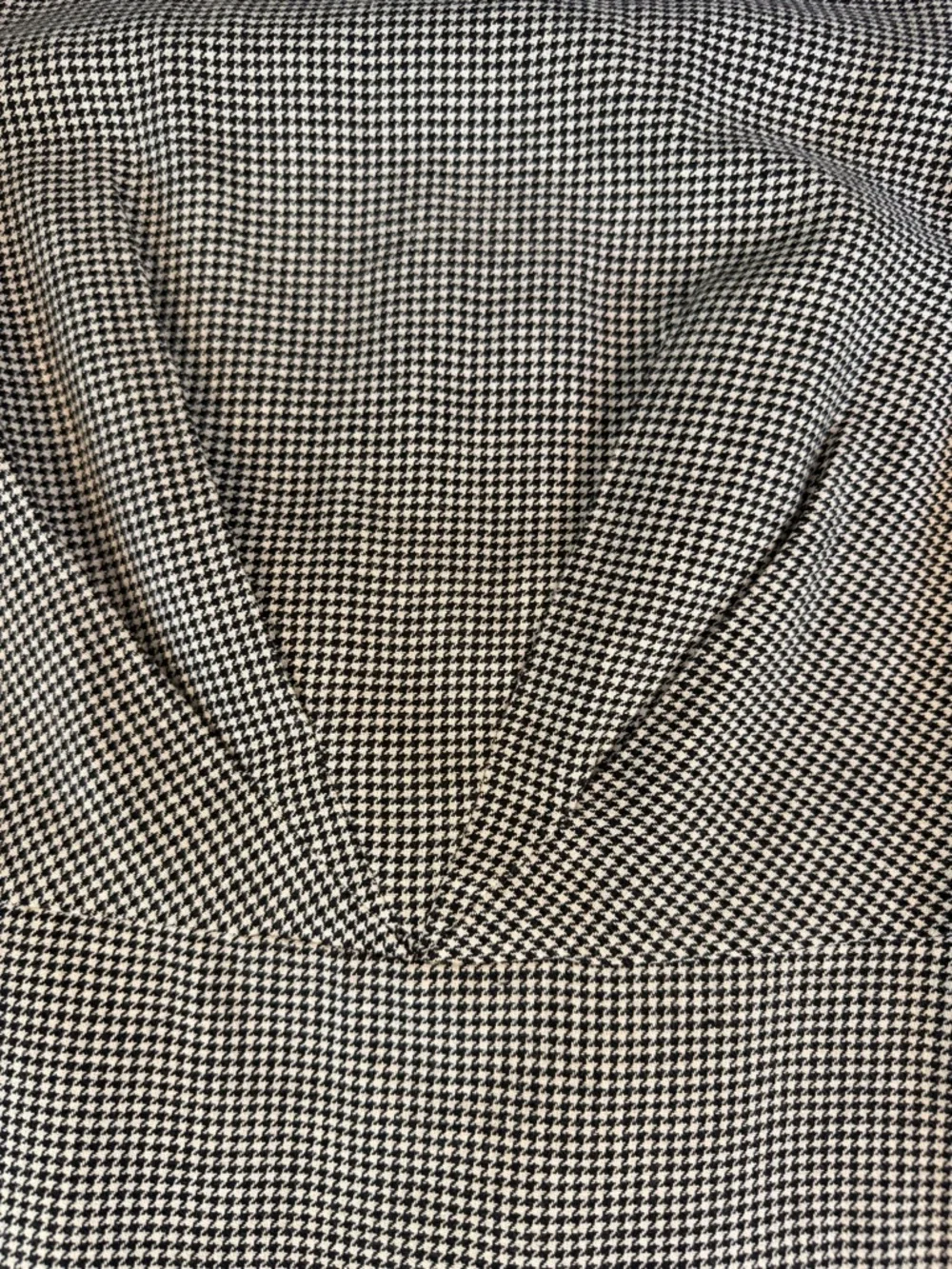 J.Crew Size 0 Houndstooth Plaid Linen Blend Fitted Sheath Dress Cap Sleeve Mini